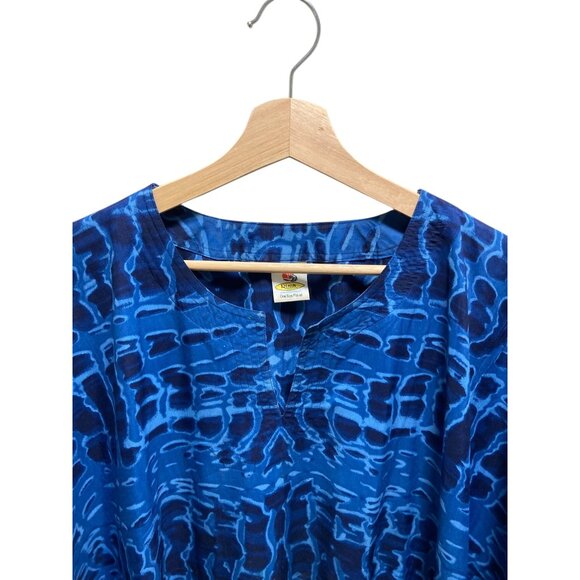 Rima Beachwear Kaftan Blue One Size - Picture 7 of 11